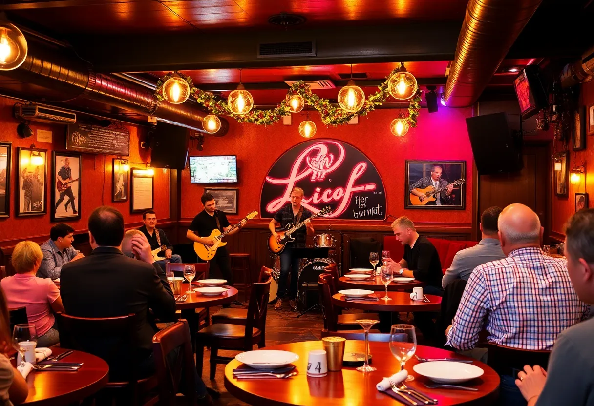People enjoying a live music performance at City Winery