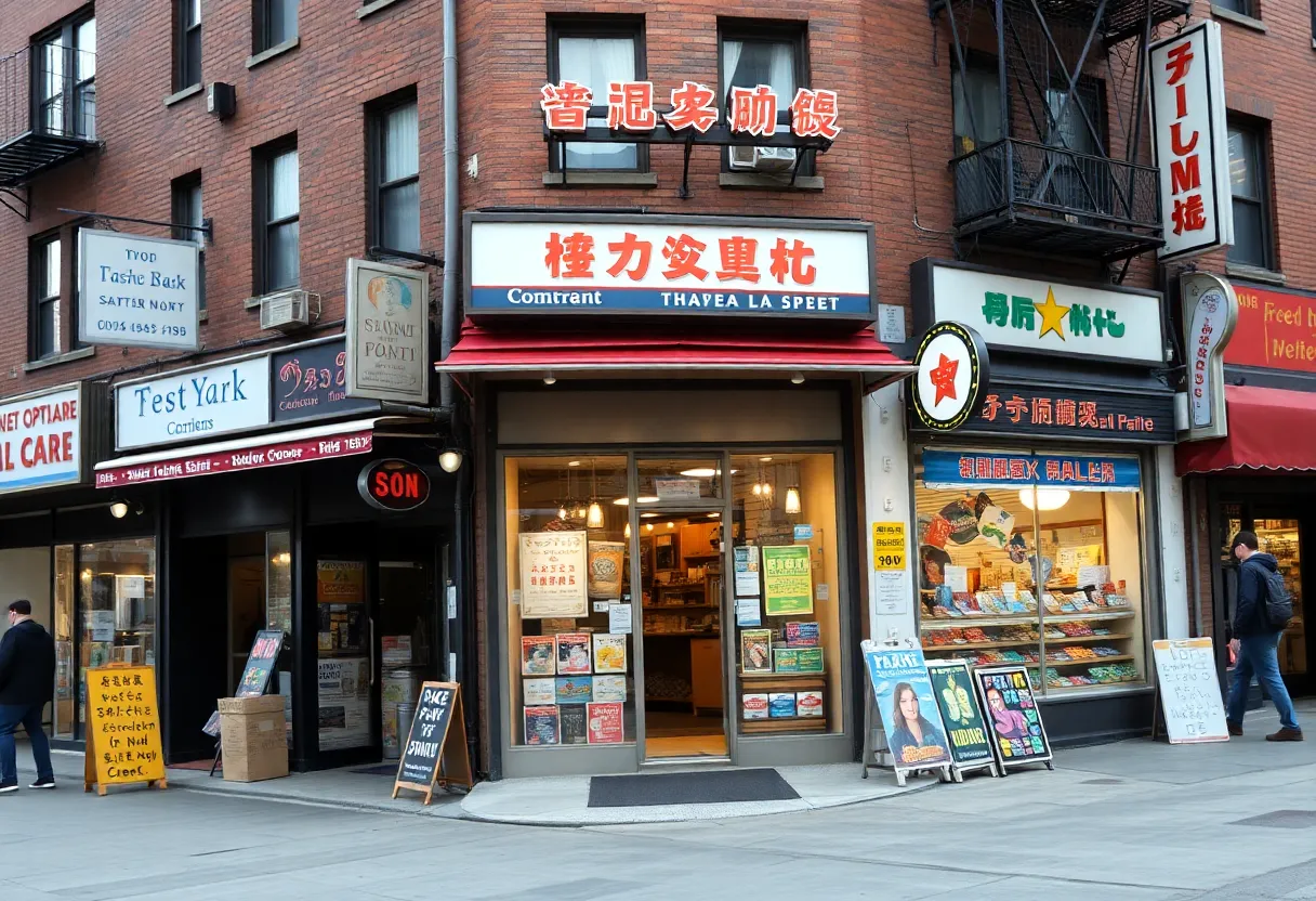 Storefront in Lower Manhattan as part of the Downtown Alliance RE:Store Program