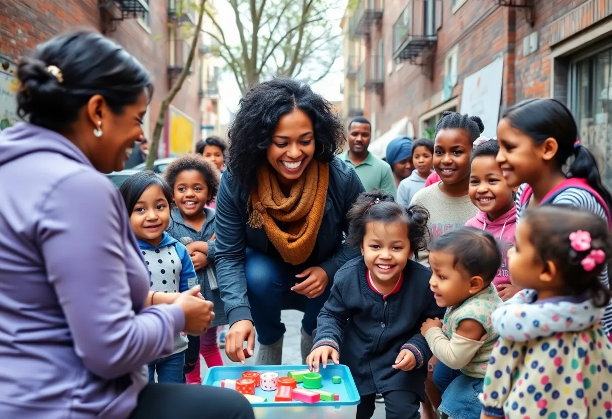 Community engagement in New York City child care services