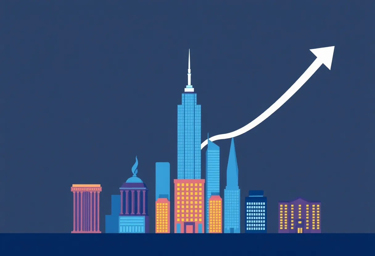 Illustration of OceanFirst Financial's merger with Flushing Financial