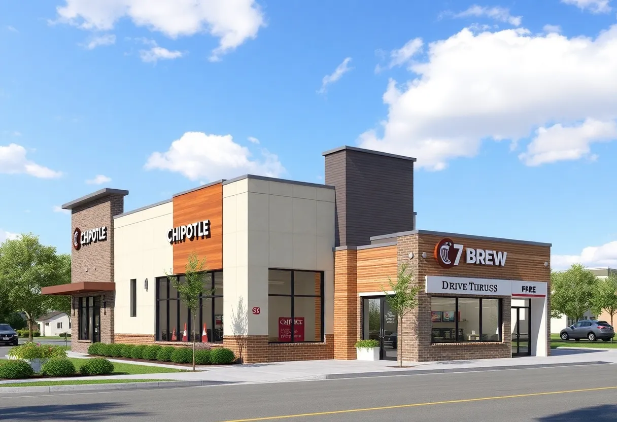 Proposed Chipotle and 7 Brew coffee shop on Altamont Avenue, Rotterdam