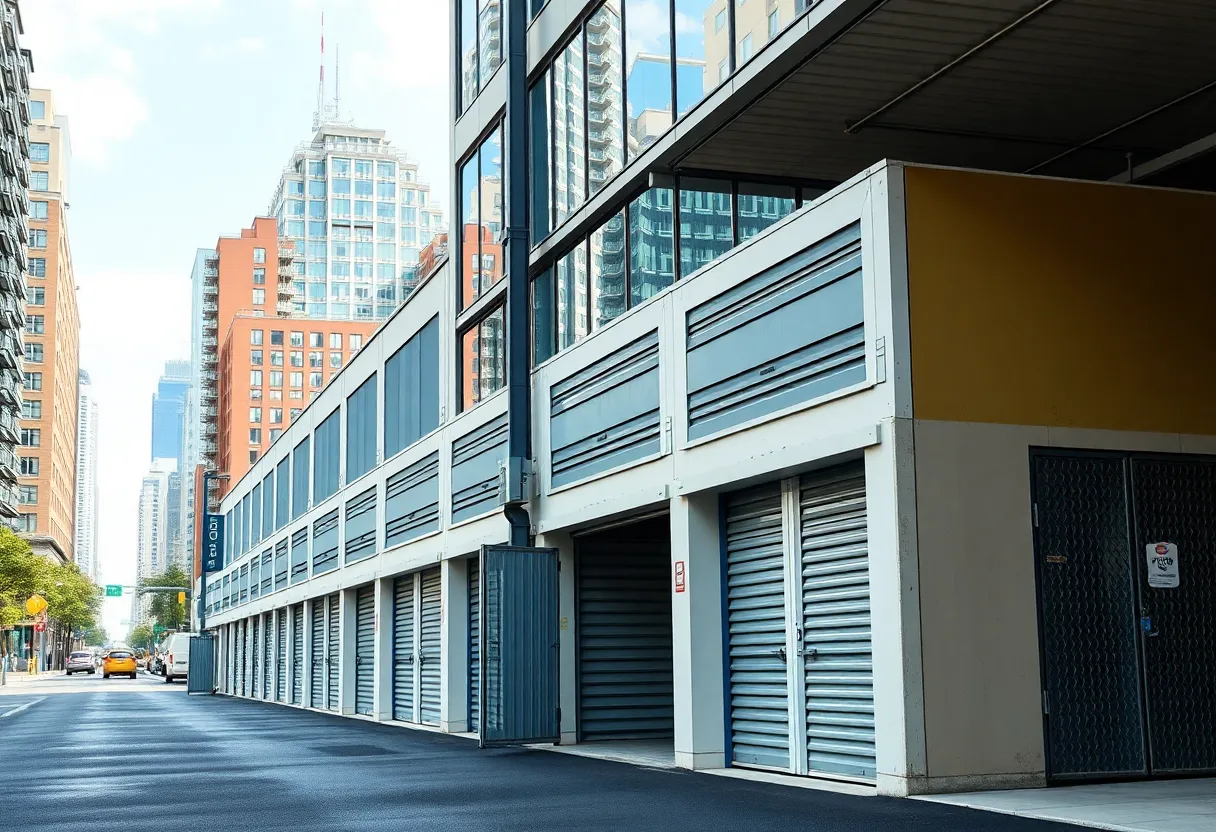 Modern self-storage facility in Brooklyn