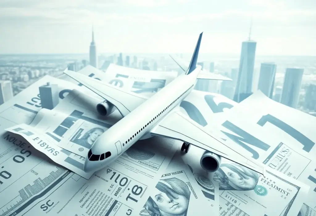 Conceptual image representing Spirit Airlines in financial discussions.