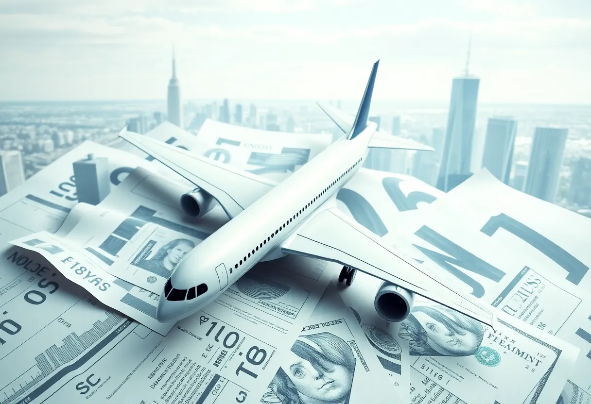 Conceptual image representing Spirit Airlines in financial discussions.