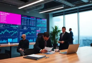 T-Mobile headquarters with financial documents related to senior notes offering