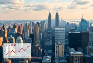 New York City skyline representing real estate trends