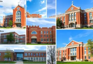 Collage of top public high schools in New York State