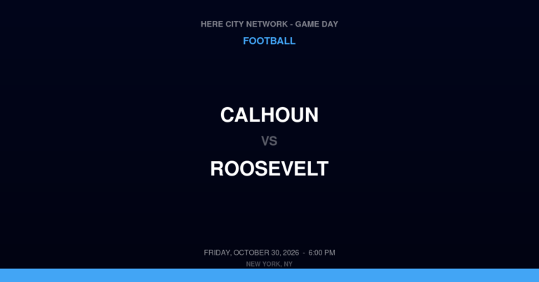 Calhoun at Roosevelt