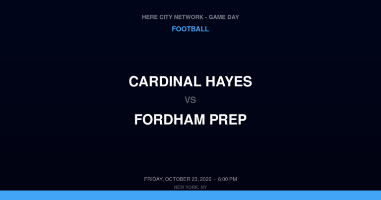 Cardinal Hayes 28, Fordham Prep 6