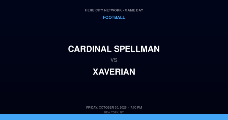 Cardinal Spellman at Xaverian