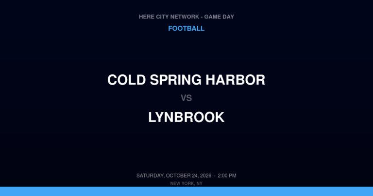 Cold Spring Harbor 22, Lynbrook 49