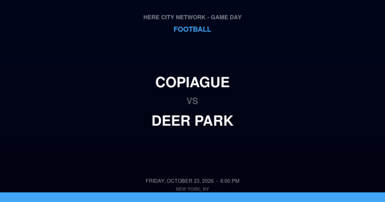 Copiague 38, Deer Park 7