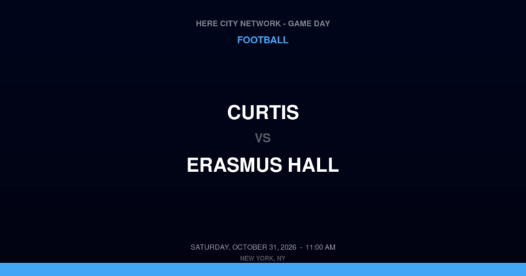 Curtis at Erasmus Hall