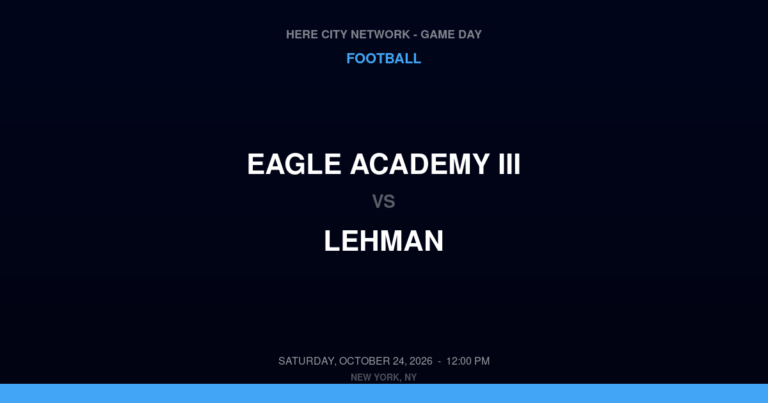 Eagle Academy III 42, Lehman 0
