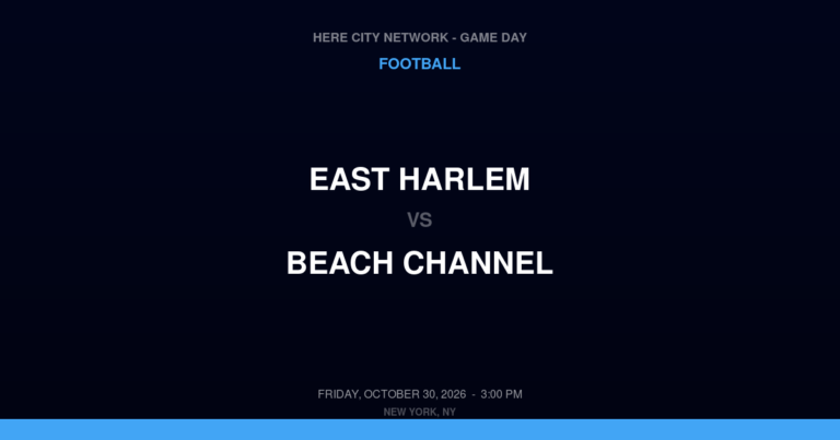 East Harlem at Beach Channel