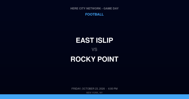 East Islip 57, Rocky Point 14