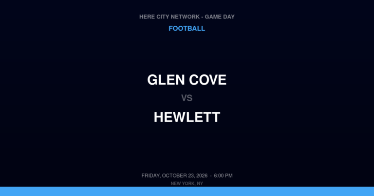 Glen Cove 0, Hewlett 33