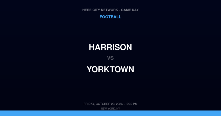 Harrison 41, Yorktown 20