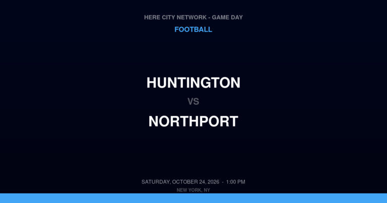 Huntington 9, Northport 28