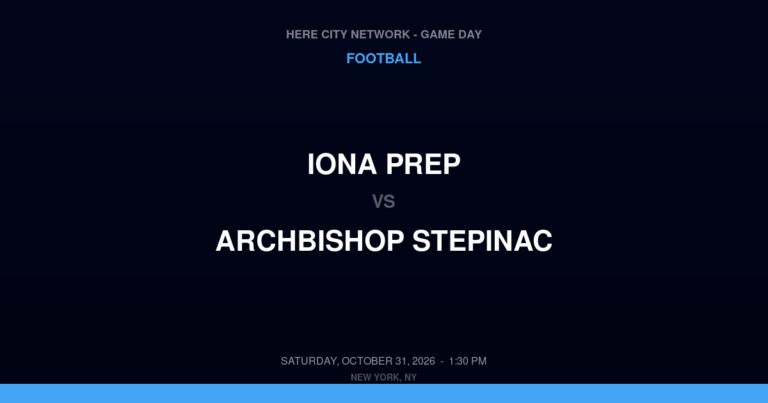 Iona Prep at Archbishop Stepinac