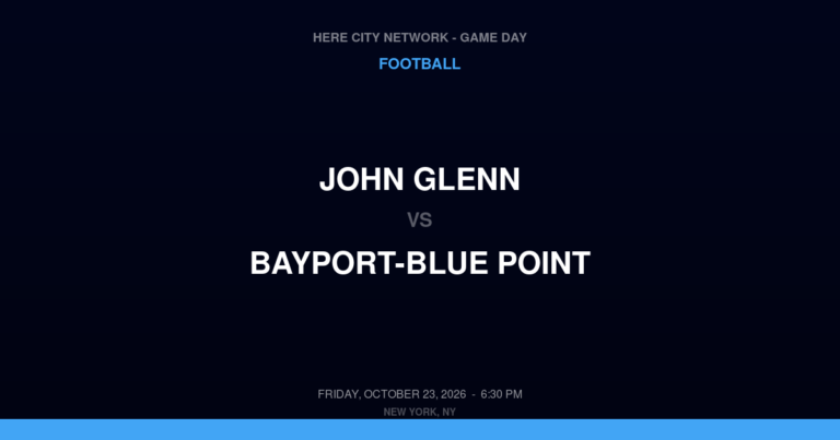 John Glenn 13, Bayport-Blue Point 28