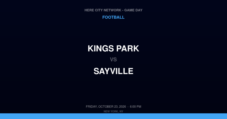 Kings Park 12, Sayville 50