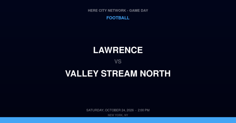 Lawrence 13, Valley Stream North 35