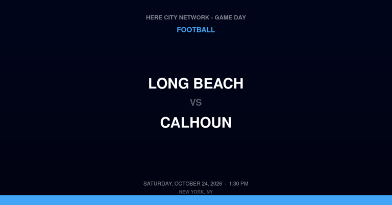 Long Beach 27, Calhoun 6