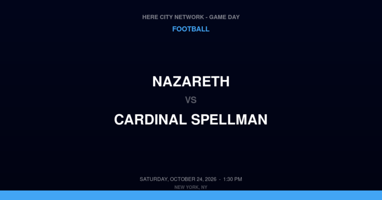 Nazareth 8, Cardinal Spellman 31