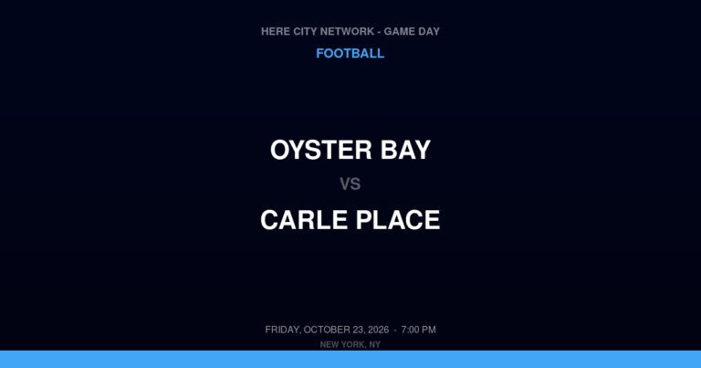 Oyster Bay 28, Carle Place 49