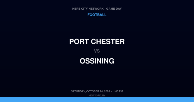 Port Chester 30, Ossining 0