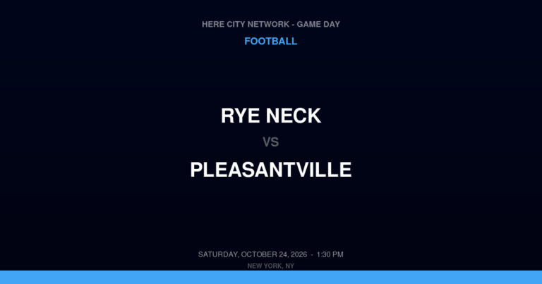 Rye Neck 32, Pleasantville 51