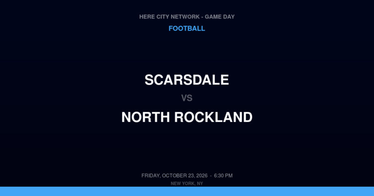 Scarsdale 0, North Rockland 21