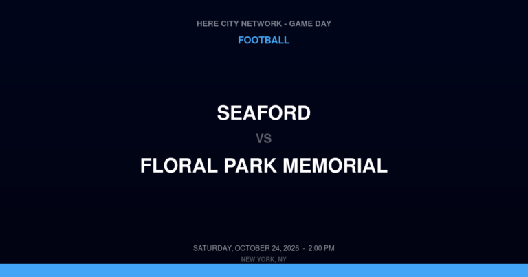 Seaford 13, Floral Park Memorial 14