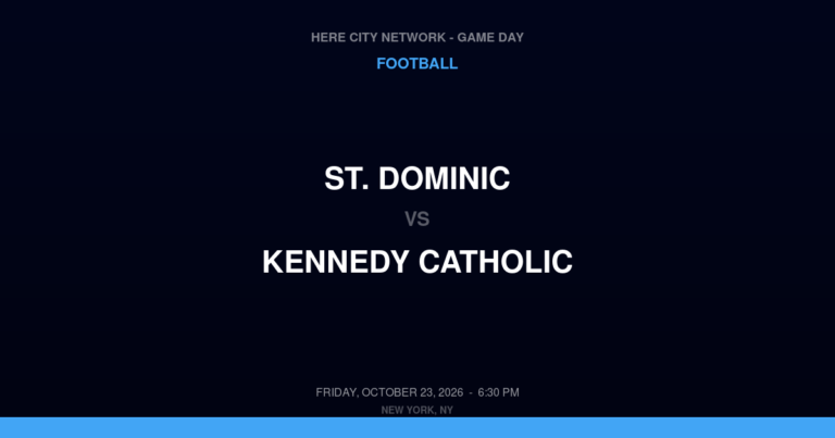 St. Dominic 14, Kennedy Catholic 38