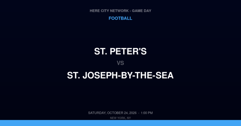 St. Peter's 27, St. Joseph-by-the-Sea 28