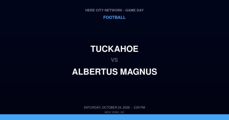 Tuckahoe 35, Albertus Magnus 21