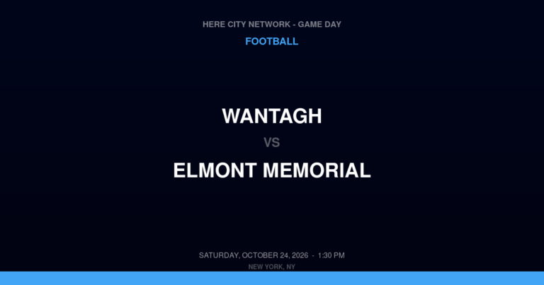 Wantagh 35, Elmont Memorial 0
