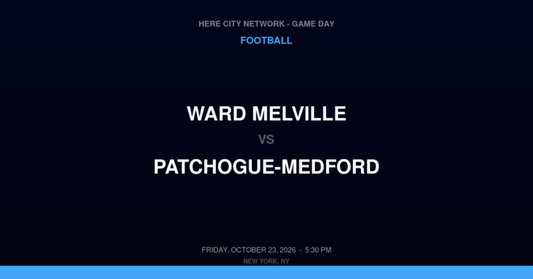 Ward Melville 51, Patchogue-Medford 14