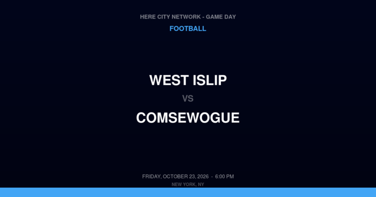 West Islip 41, Comsewogue 0