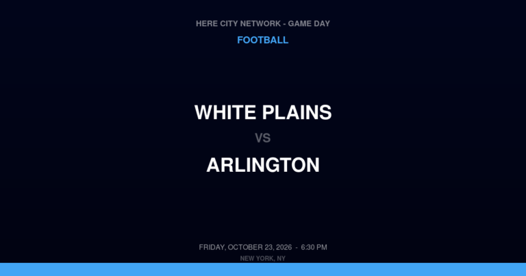 White Plains 15, Arlington 38