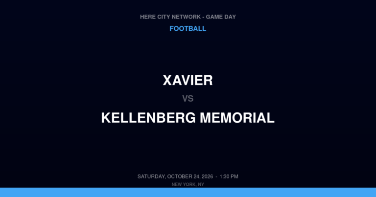 Xavier 6, Kellenberg Memorial 14