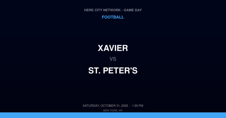 Xavier at St. Peter's