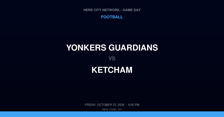 Yonkers Guardians 26, Ketcham 29